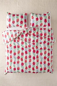 Kristen Tulip Floral Duvet Cover Set
