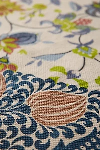 Art Deco Tulip Floral Printed Rug