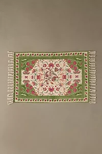 Art Deco Tulip Floral Printed Rug