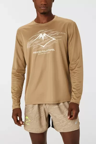 ASICS Fujitrail Logo Long Sleeve Running T-Shirt