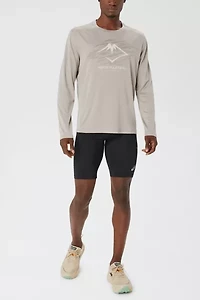 ASICS Fujitrail Logo Long Sleeve Running T-Shirt