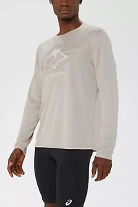 ASICS Fujitrail Logo Long Sleeve Running T-Shirt