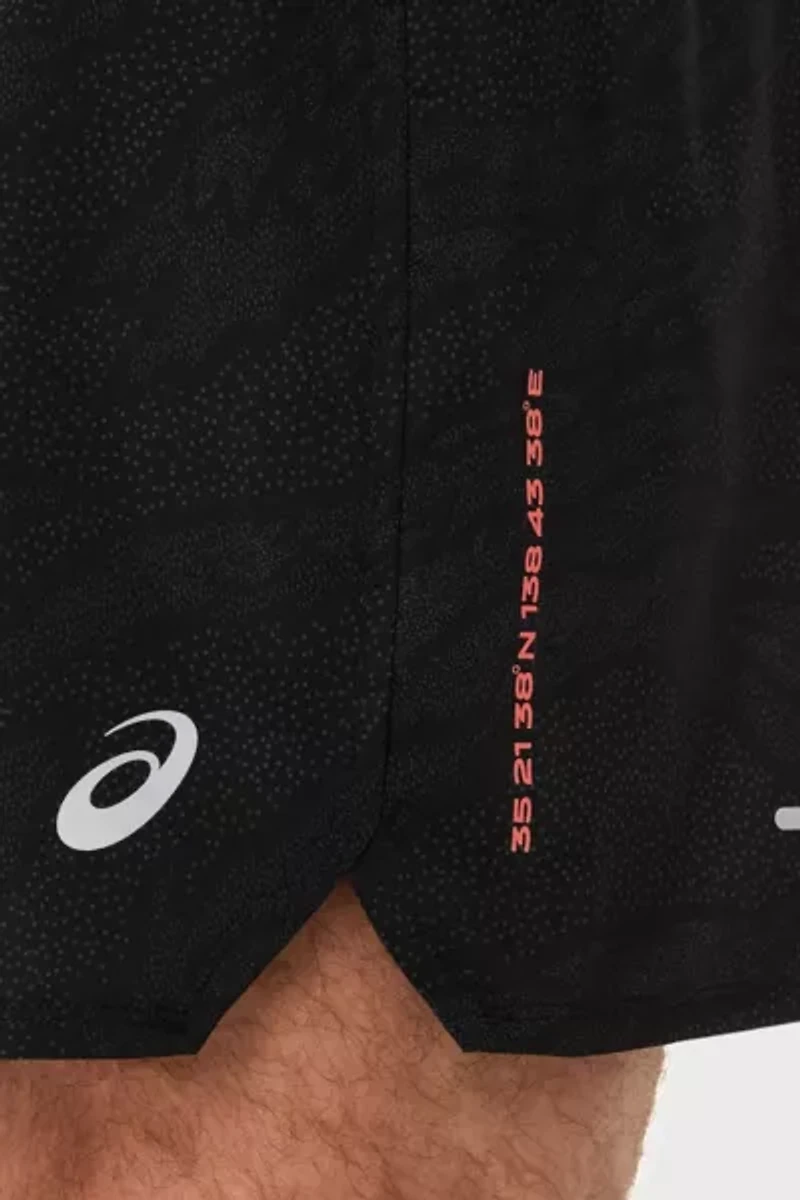 ASICS Fujitrail Printed 5in Running Short