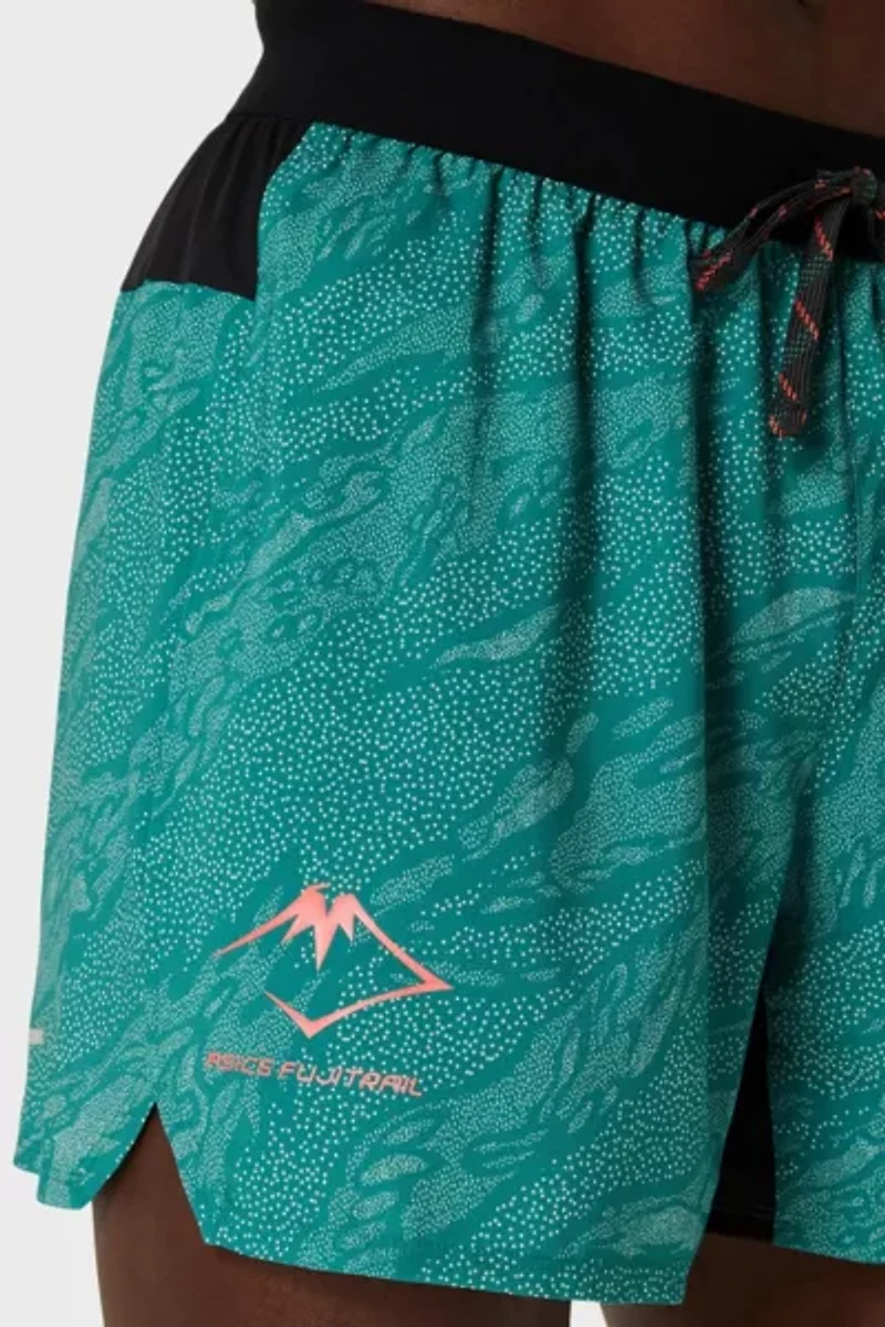 ASICS Fujitrail Printed 5in Running Short