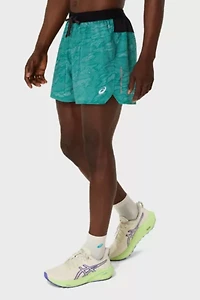 ASICS Fujitrail Printed 5in Running Short