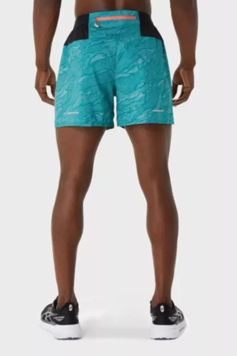 ASICS Fujitrail Printed 5in Running Short