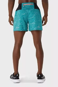 ASICS Fujitrail Printed 5in Running Short