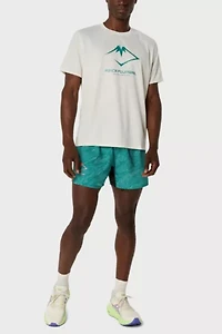 ASICS Fujitrail Printed 5in Running Short