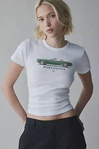 Sports Car Vintage Graphic Baby Tee