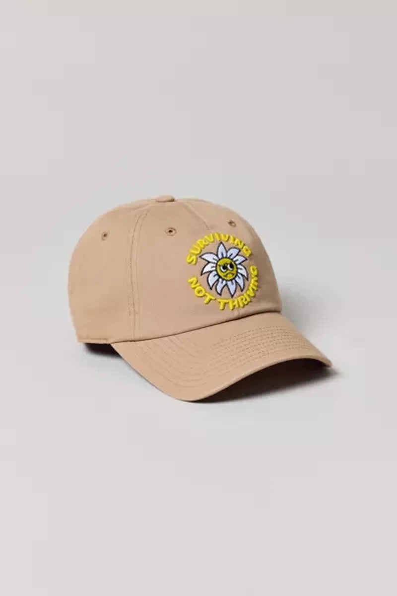 American Needle Surviving Not Thriving Embroidered Baseball Hat