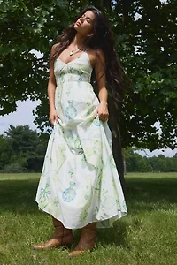 Kimchi Blue Renee Smocked Tiered Maxi Dress