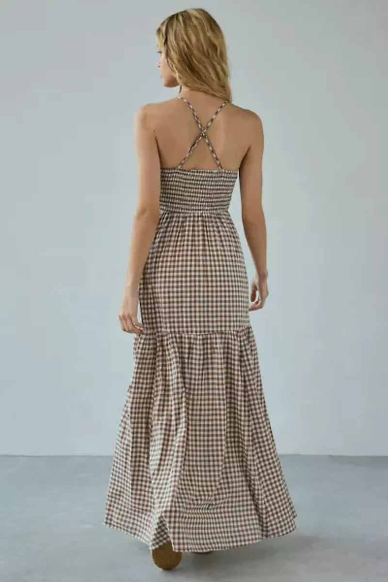 Kimchi Blue Renee Smocked Tiered Maxi Dress