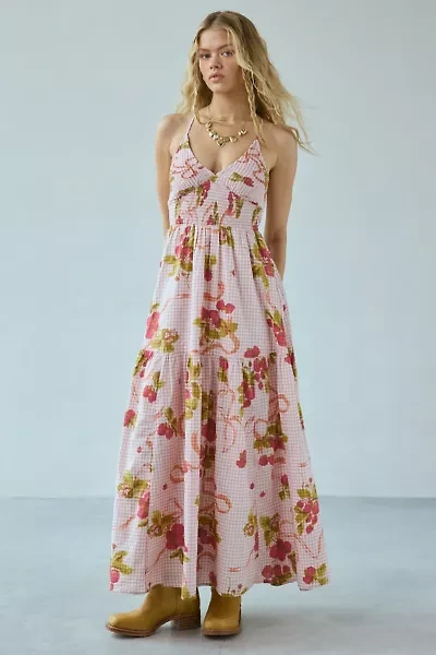 Kimchi Blue Renee Smocked Tiered Maxi Dress