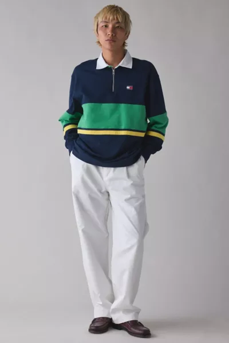 Tommy Jeans Relaxed Zip Polo Shirt