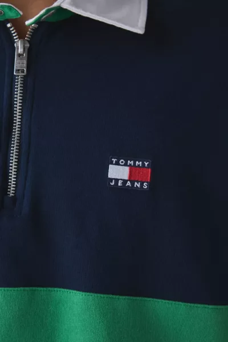 Tommy Jeans Relaxed Zip Polo Shirt