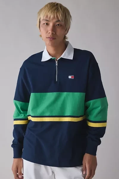 Tommy Jeans Relaxed Zip Polo Shirt