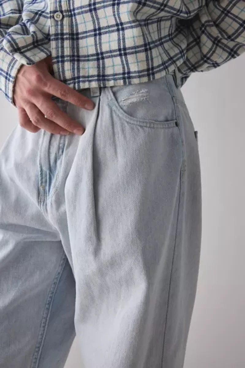 BDG Pleated Straight Fit Denim Jean