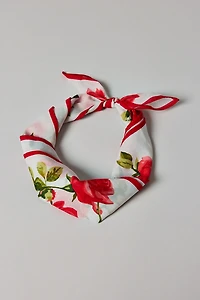 Rose Print Cotton Bandana