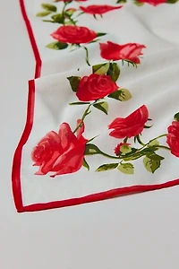 Rose Print Cotton Bandana