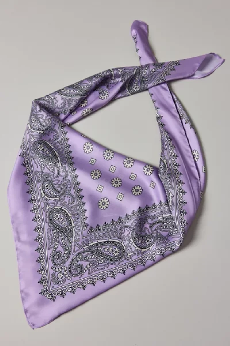 Ditsy Paisley Silky Scarf