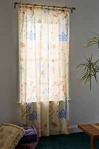 Irene Hanky Patterned Window Panel