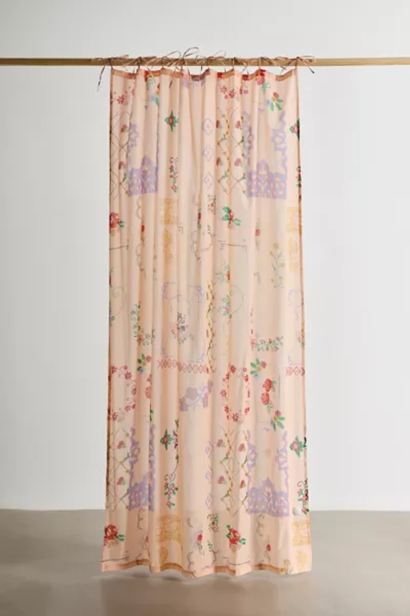 Irene Hanky Patterned Window Panel