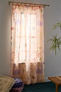 Irene Hanky Patterned Window Panel
