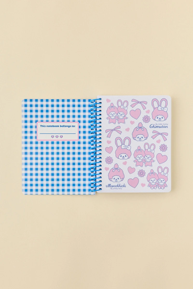 PIPSTICKS Monchhichi & Chimutan Spiral Notebook