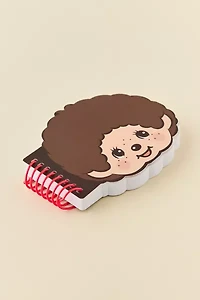 PIPSTICKS Monchhichi Head Shaped Spiral Notebook