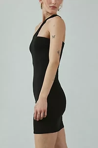 AFRM Holland Asymmetrical One-Shoulder Mini Dress