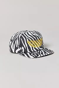 Creative Director Zebra Pattern Golfer Hat