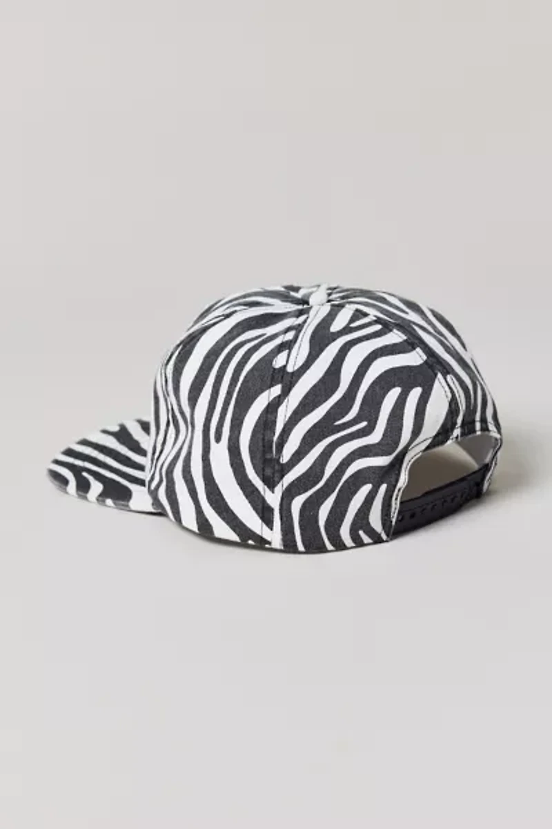 Creative Director Zebra Pattern Golfer Hat