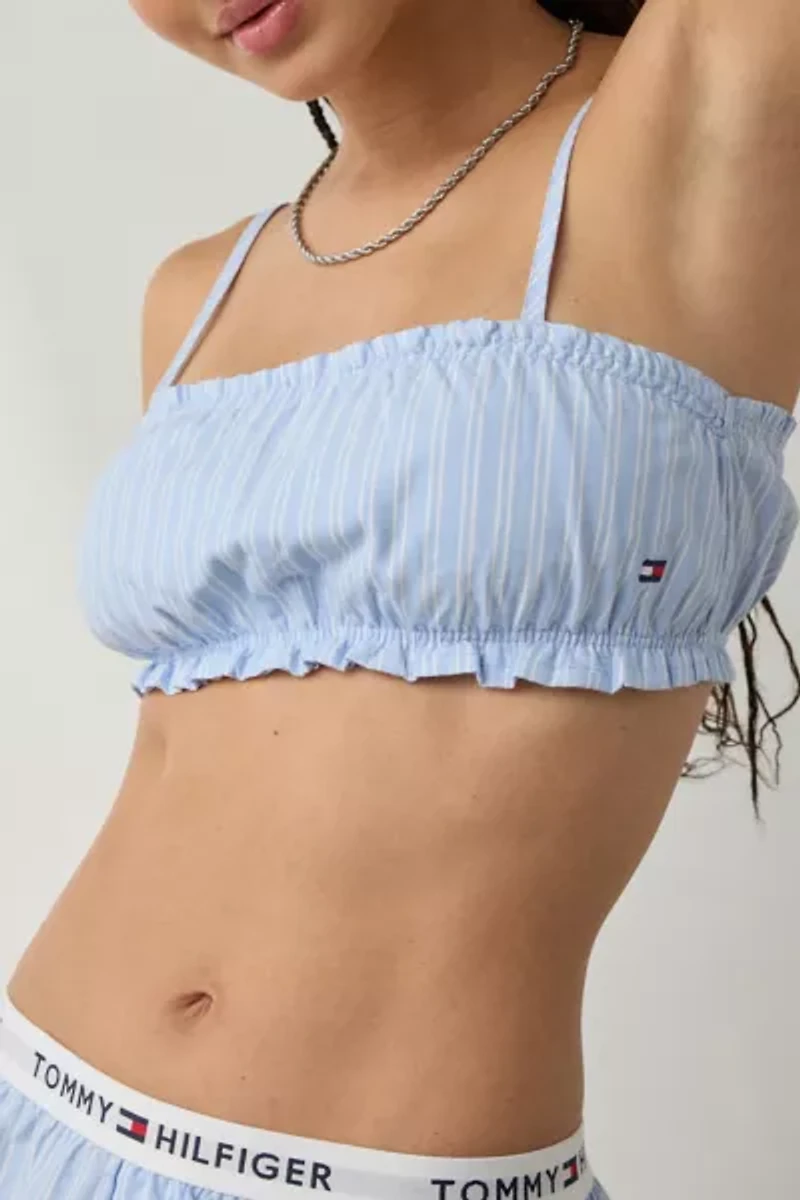Out From Under X Tommy Hilfiger Shirred Cotton Bralette