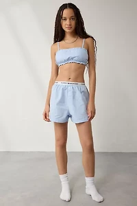Out From Under X Tommy Hilfiger Shirred Cotton Bralette