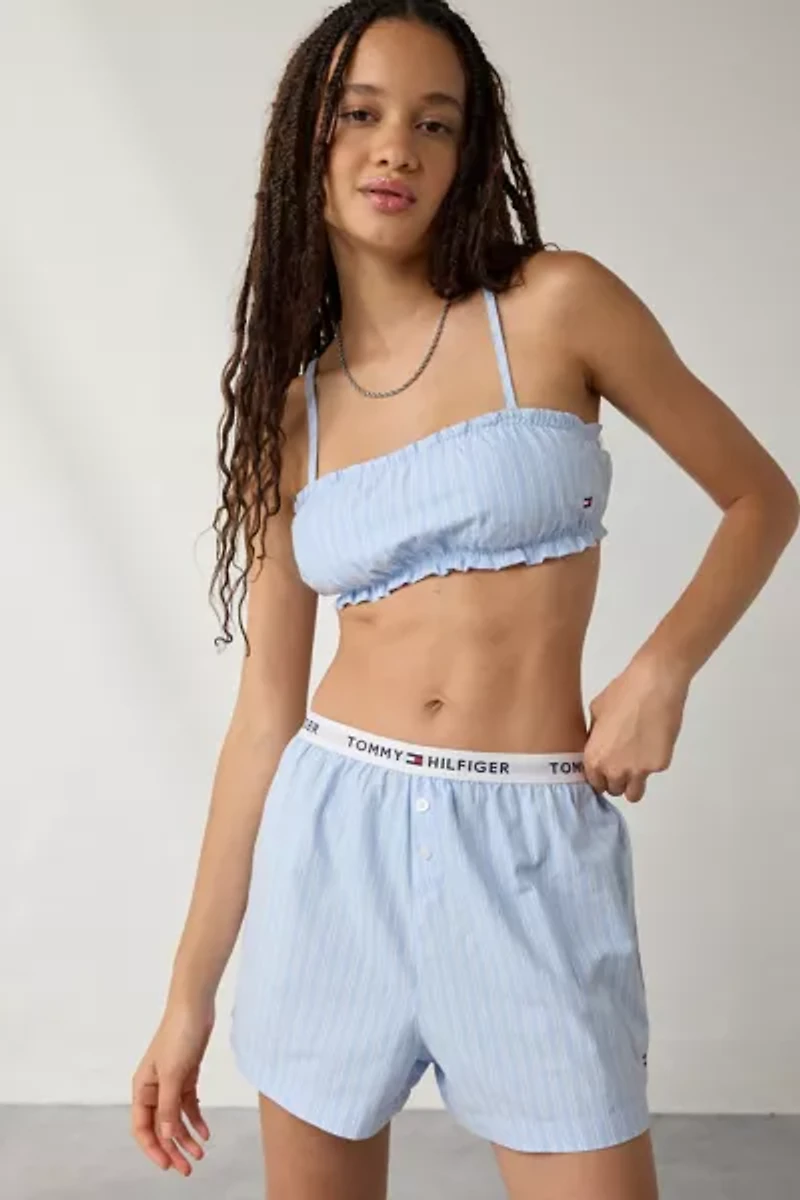 Out From Under X Tommy Hilfiger Shirred Cotton Bralette