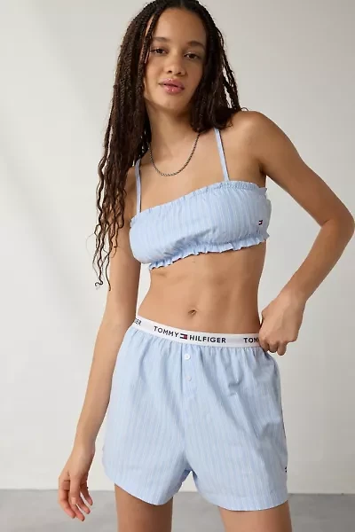 Out From Under X Tommy Hilfiger Shirred Cotton Bralette