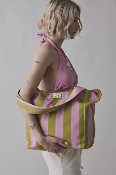 BDG Resort Striped Tote Bag