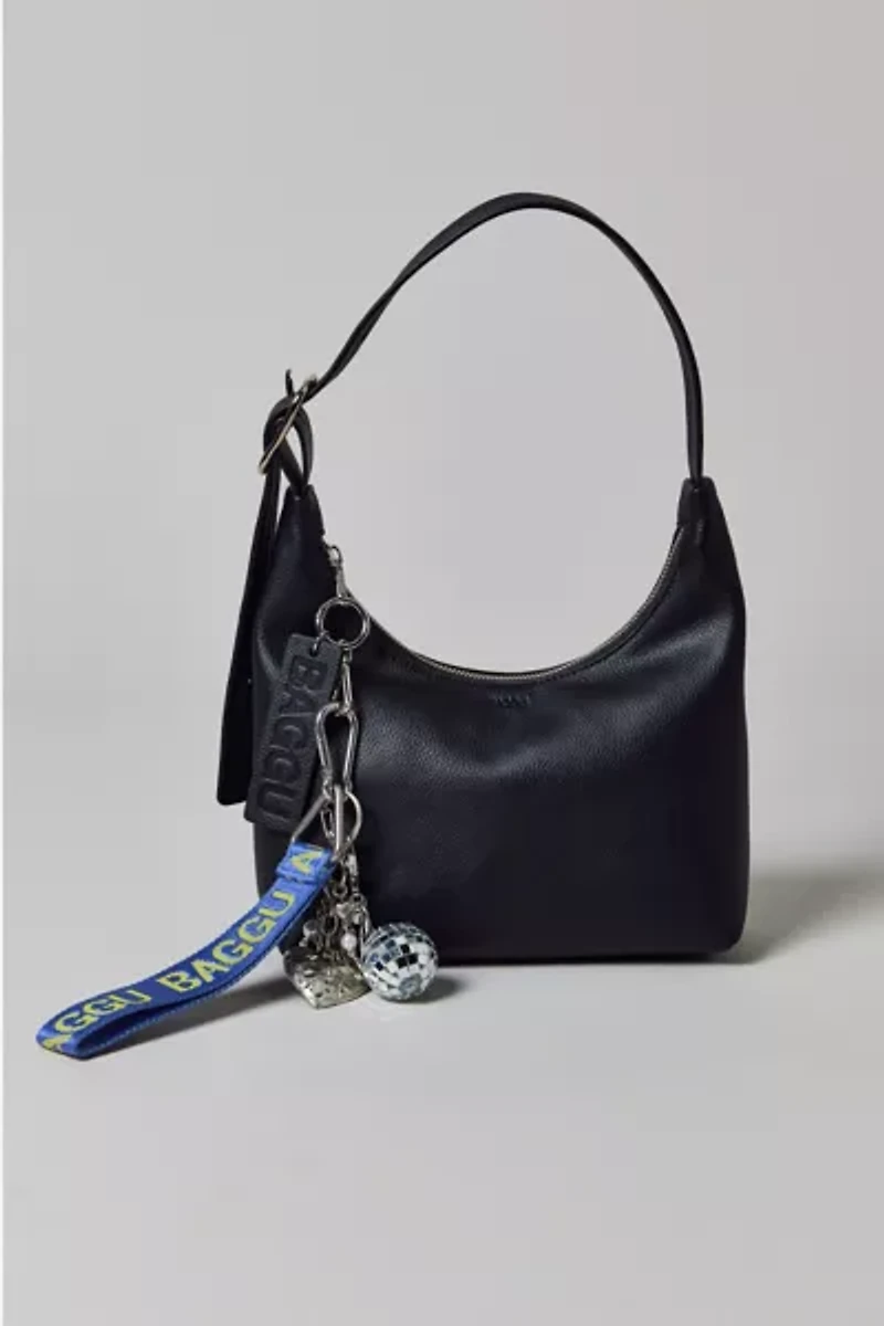 BAGGU Mini Recycled Leather Shoulder Bag