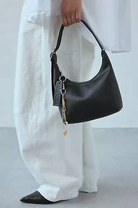 BAGGU Mini Recycled Leather Shoulder Bag