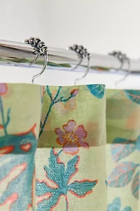 Flori Wildflower Patterned Shower Curtain