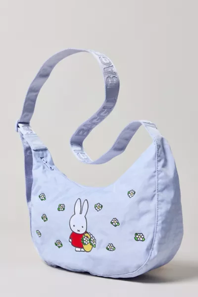BAGGU & Miffy Medium Nylon Crescent Bag