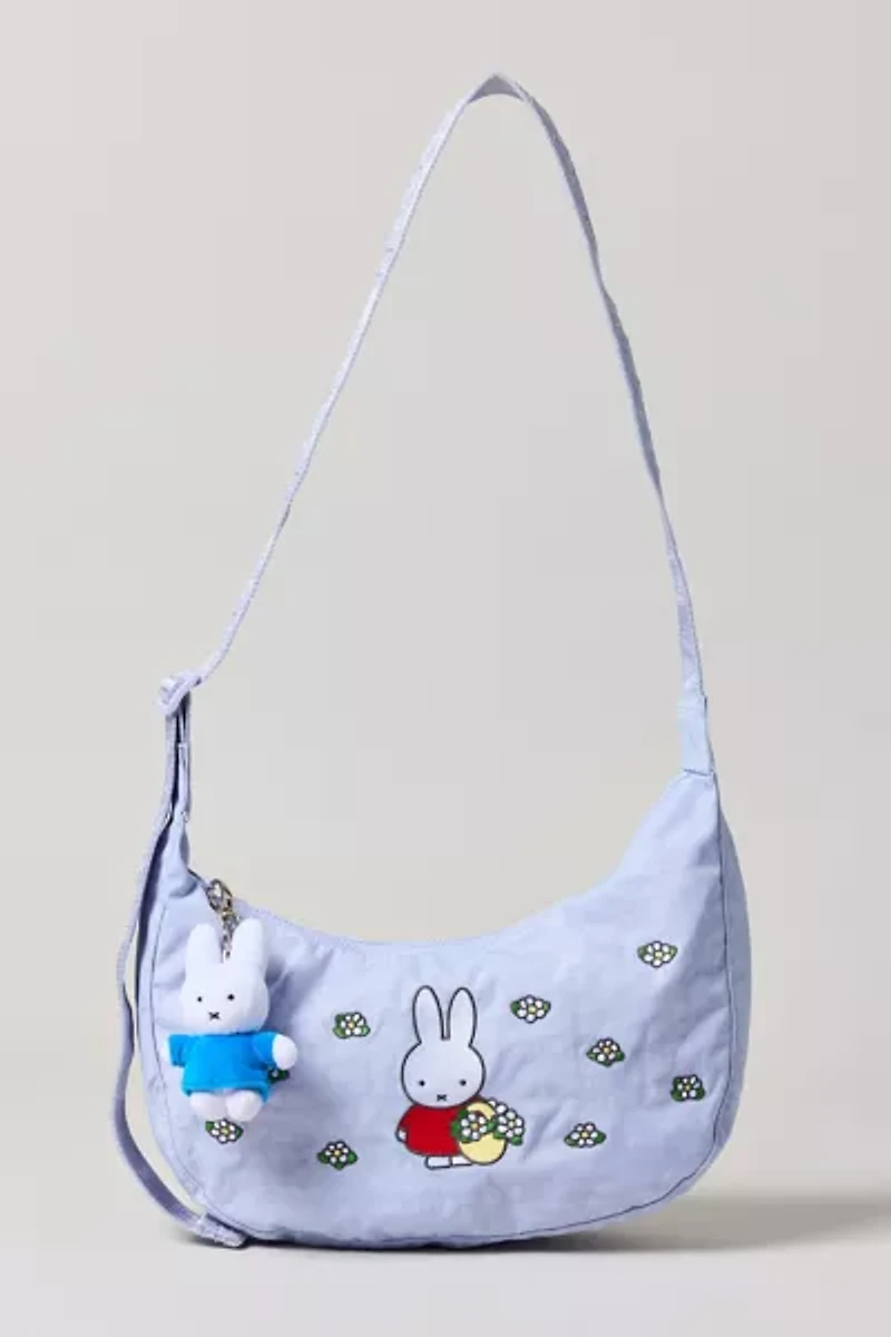 BAGGU & Miffy Medium Nylon Crescent Bag