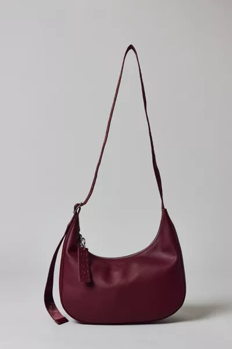 BAGGU Recycled Leather Medium Crescent Bag