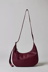 BAGGU Recycled Leather Medium Crescent Bag