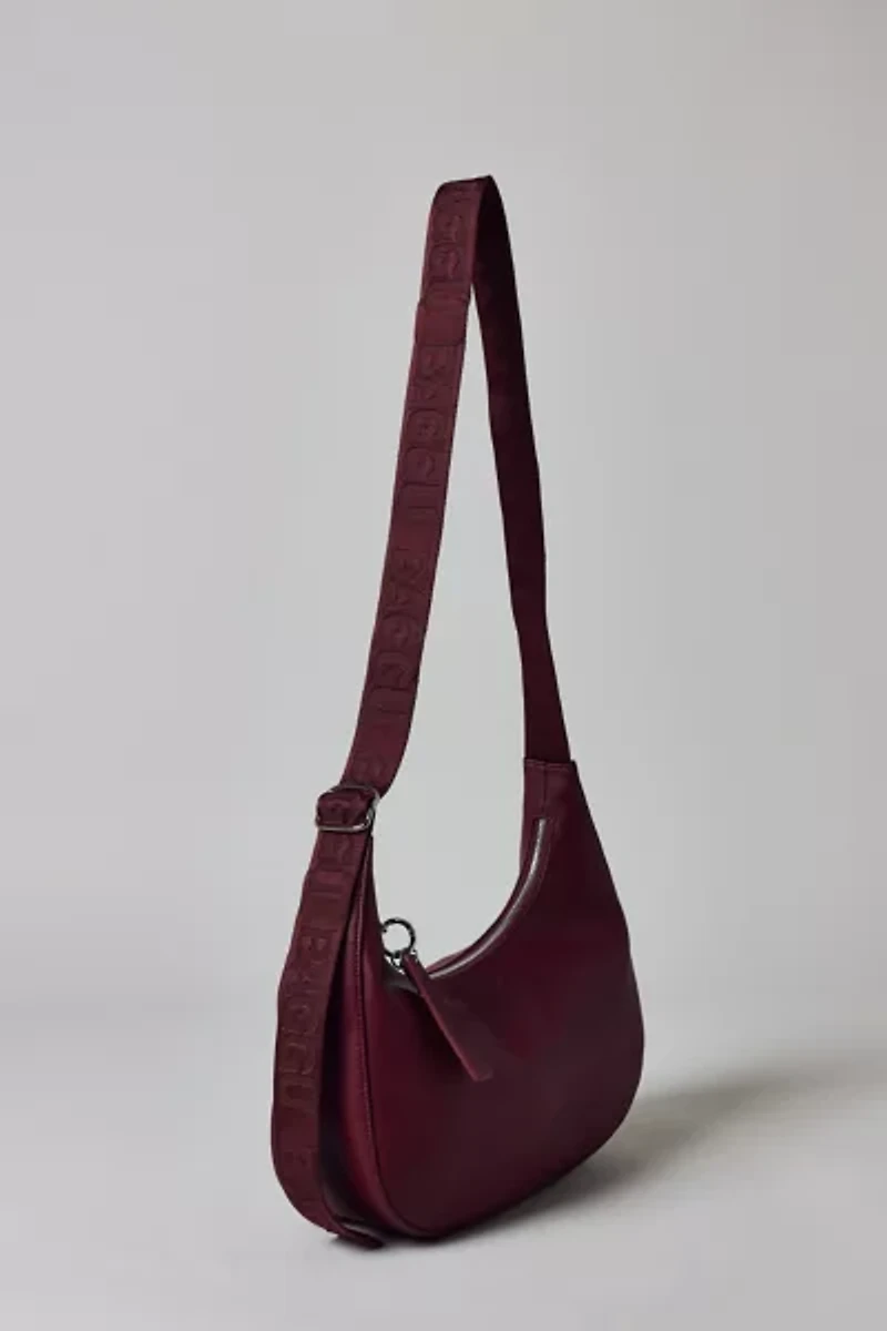 BAGGU Recycled Leather Medium Crescent Bag