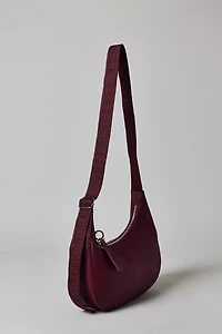 BAGGU Recycled Leather Medium Crescent Bag