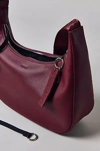 BAGGU Recycled Leather Medium Crescent Bag