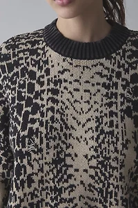 The Ragged Priest Croc Print Oversized Sweater