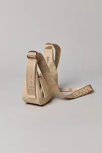 BAGGU Small Recycled Leather Crafted Crescent Bag