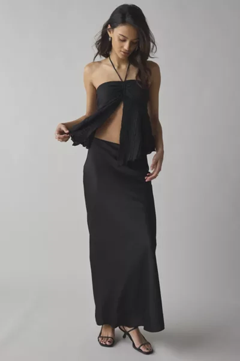 UO Eloise Convertible Tie Split-Front Tube Top